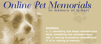 Online Pet Memorials