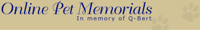 Online Pet Memorials